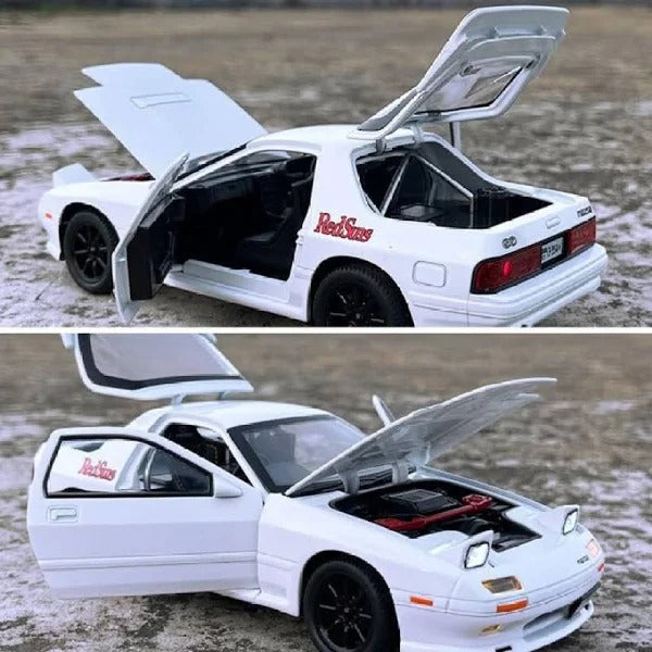 MAZDA RX7 1:24 DIECAST WHITE
