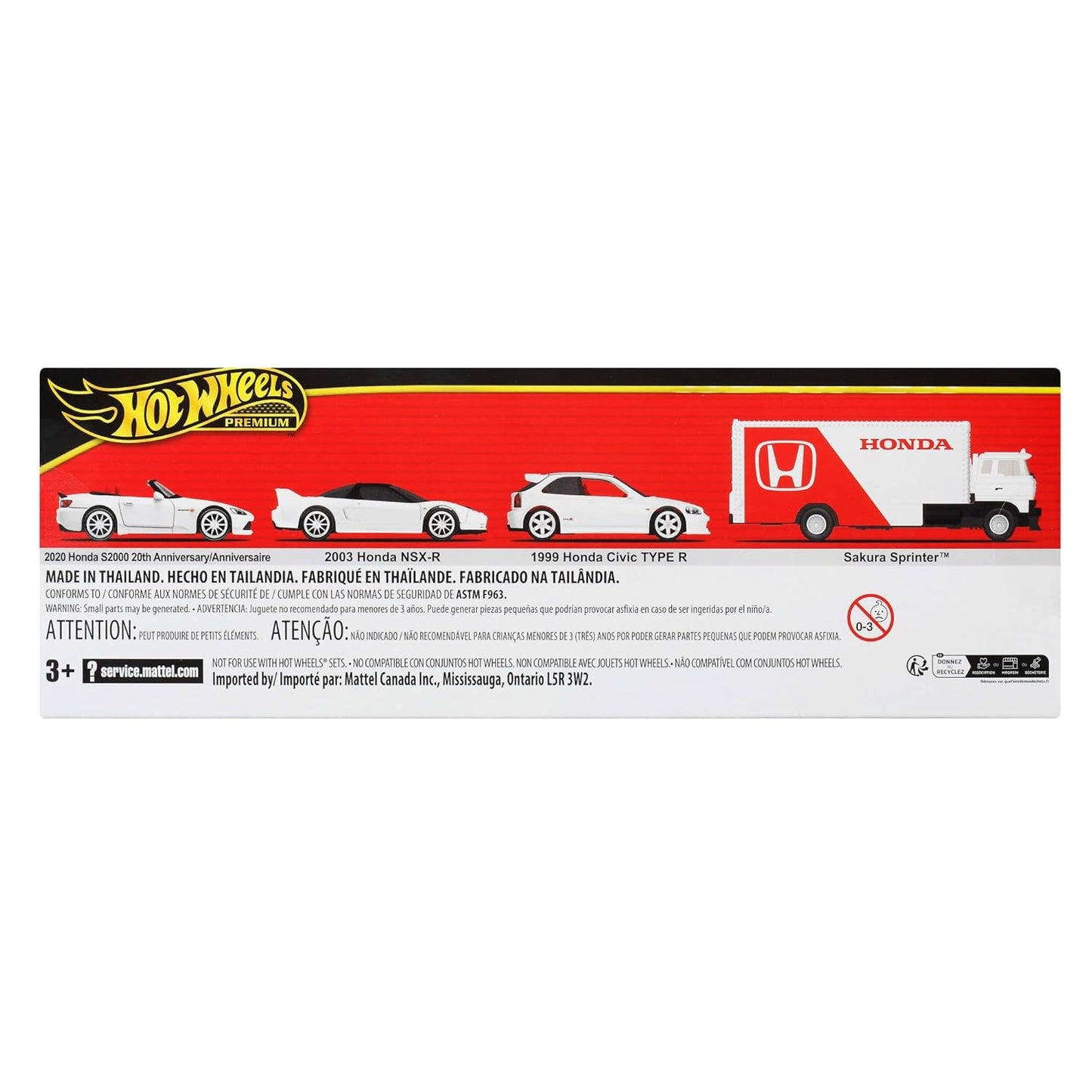 Hot Wheels ® Premium Collector Display Sets, 3 1:64 Scale Cars & 1 1:64 Scale Team Transport Vehicle, Metal/Metal™ Chassis & Real Riders™ Tires