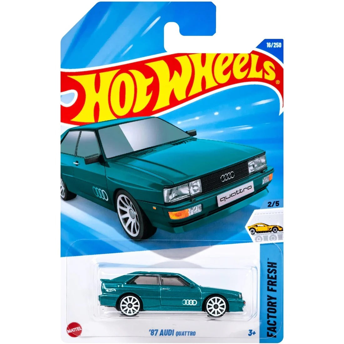 87 AUDI QUATTRO HOT WHEELS