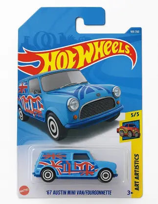 67 AUSTIN MINI VAN/FOURGONNETTE HOT WHEELS
