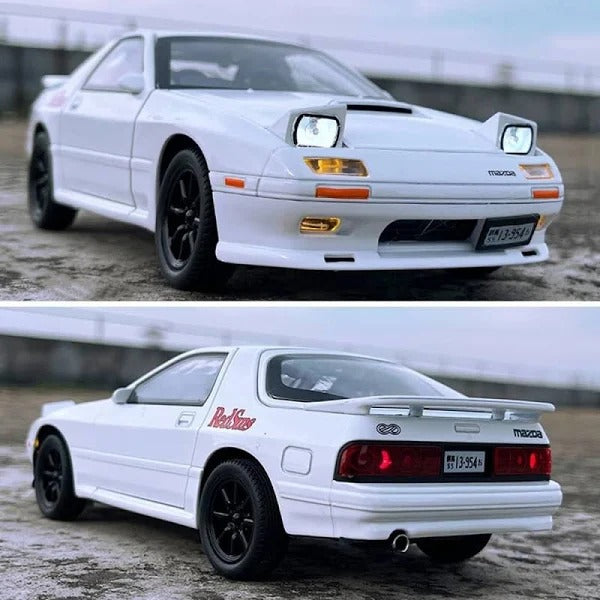 MAZDA RX7 1:24 DIECAST WHITE