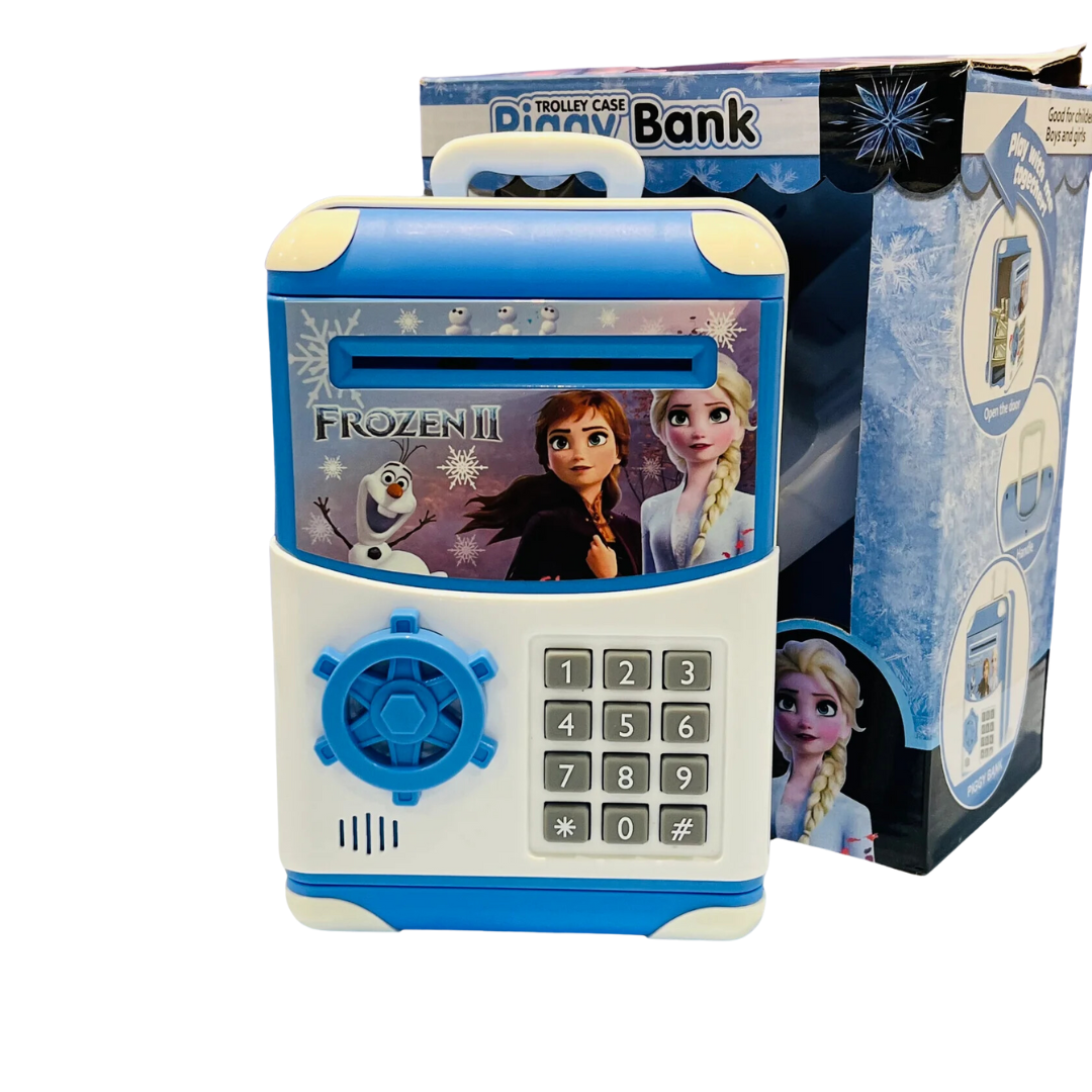 Trolley Shaped Piggy Bank : Secure, Fun, and Personalized Passcode