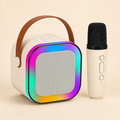 Kids mic and speaker set with karaoke & RGB lights