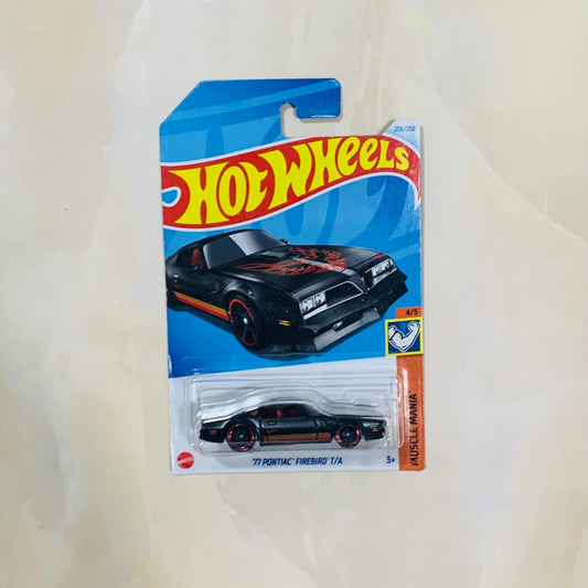 77 Pontiac Firebird T/A Hot wheels international card