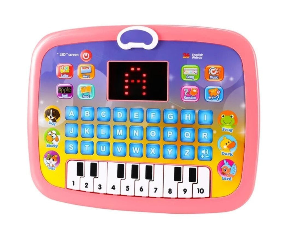 Kids Educational Learning Tablet – Alphabet, Words, Music & Piano Toy (3+ Years)