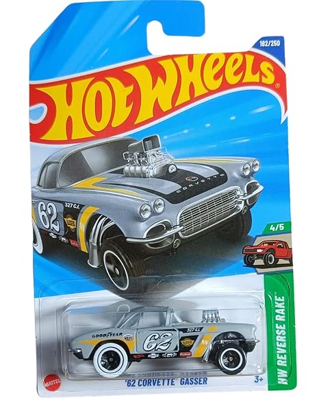 62 CORVETTE GASSER HOT WHEELS