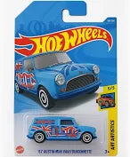 67 AUSTIN MINI VAN/FOURGONNETTE HOT WHEELS