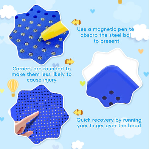 mini magpad magnetic drawing board kids doodle pad with stylus