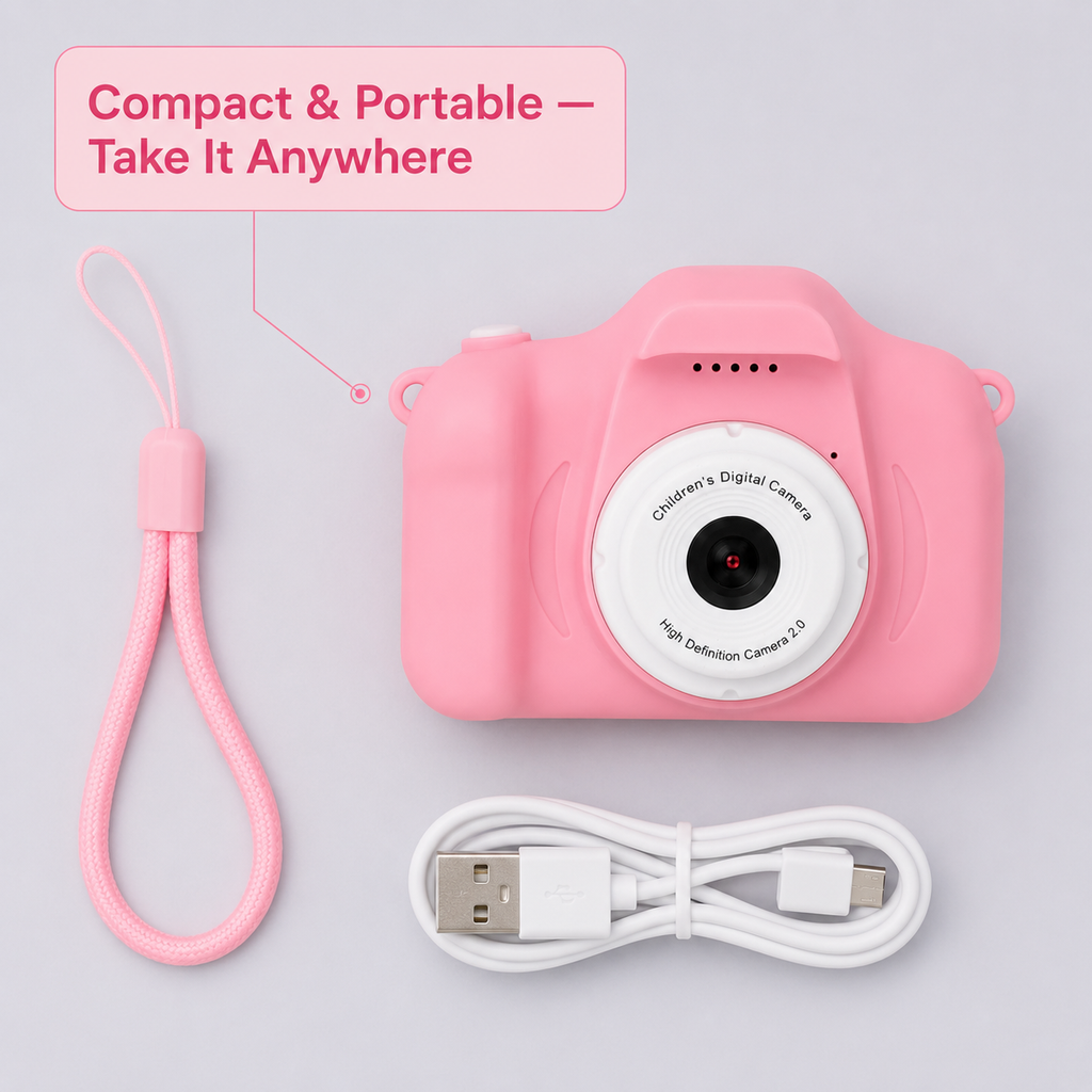 Kids Digital Camera – HD Photo & Video Camera for Children (3+ Years)