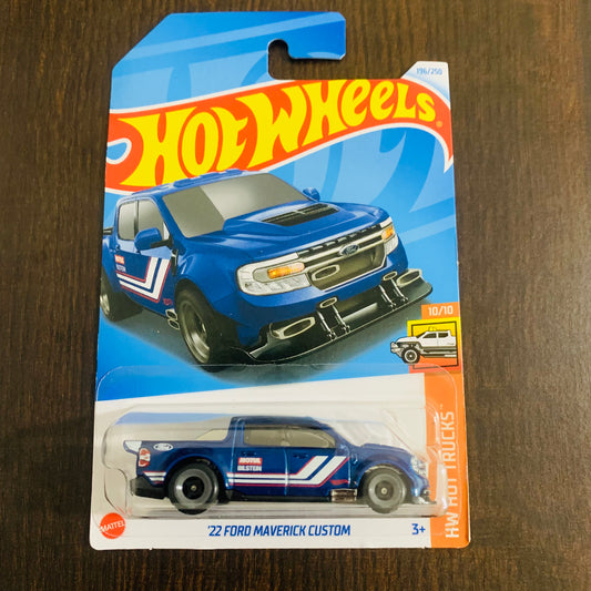 22 FORD Maverick Custom Hot Wheels International Card