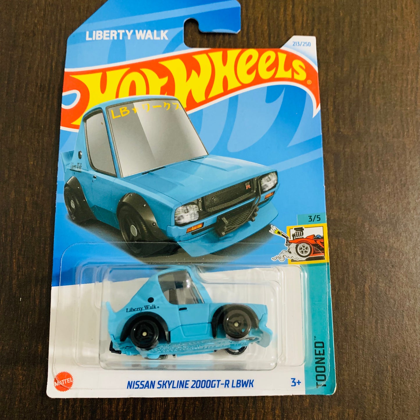 NISSAN SKYLINE 2000GT-RLBWK HOT WHEELS