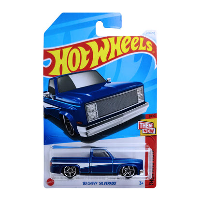 83 Chevy Silverado HOT WHEELS INTERNATIONAL CARD