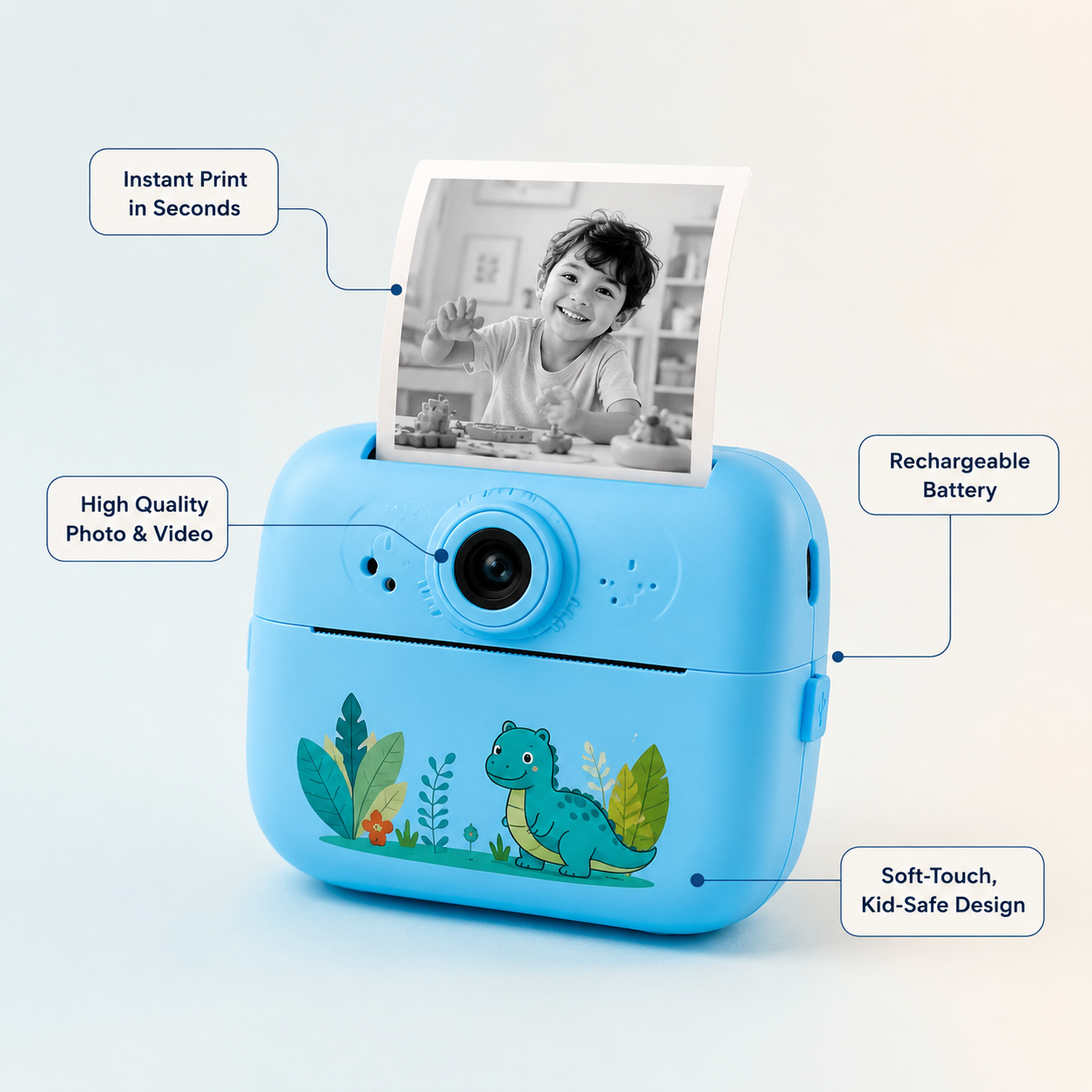 DIY Instant Digital Camera with Print 3+