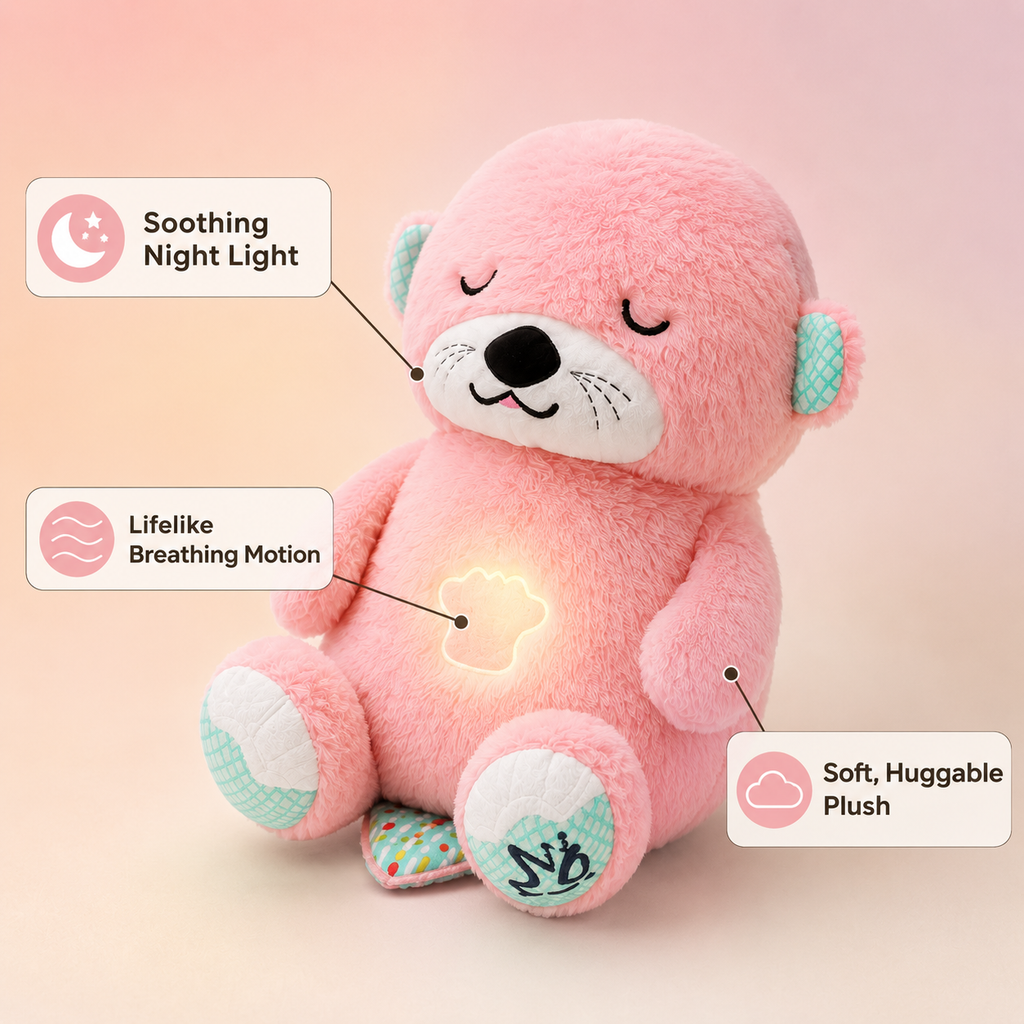 Breathing Teddy Bear – Classic Plush Soft Toy