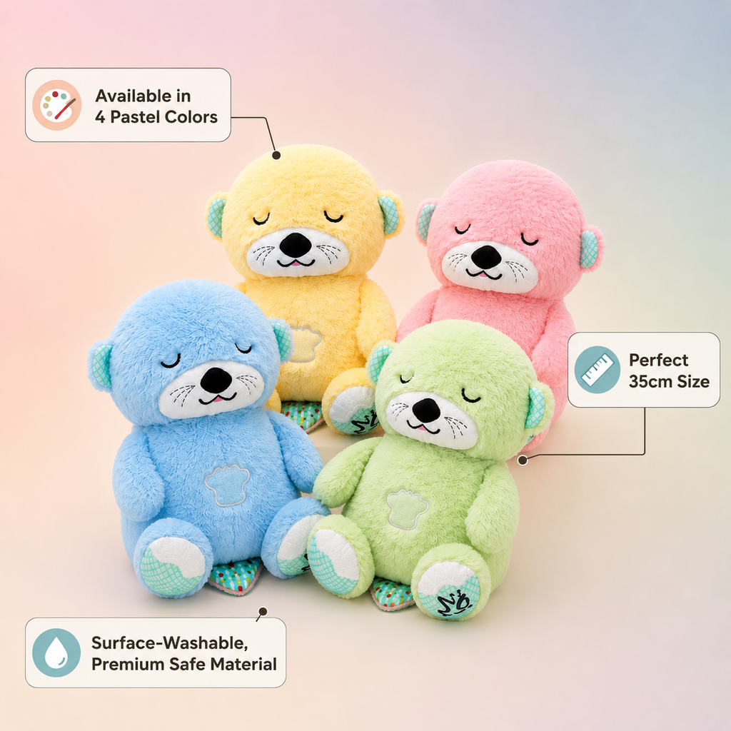 Breathing Teddy Bear – Classic Plush Soft Toy
