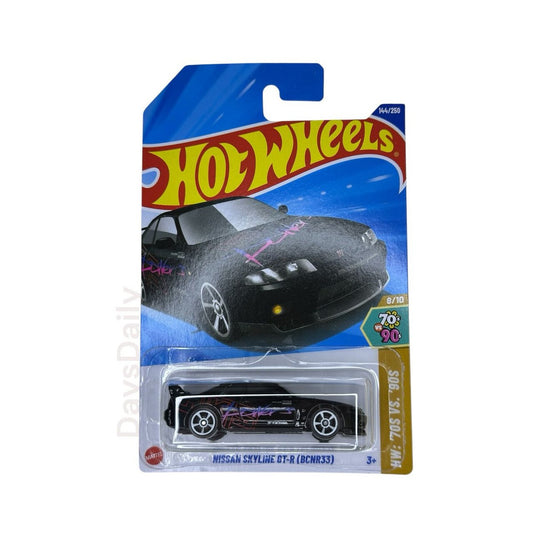 NISSAN SKYLINE GT-R(BCNR33) HOT WHEELS